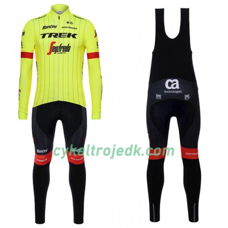 Cykeltøj Langærmet + Bib Cykelbukser 2018 Trek-Segafredo N002 Cykeltøj Langærmet + Bib Cykelbukser 2018 Trek-Segafredo N002